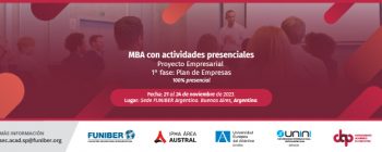 MBA con actividades presenciales: Proyecto Empresarial – Plan de Empresas