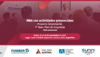 MBA con actividades presenciales: Proyecto Empresarial – Plan de Empresas