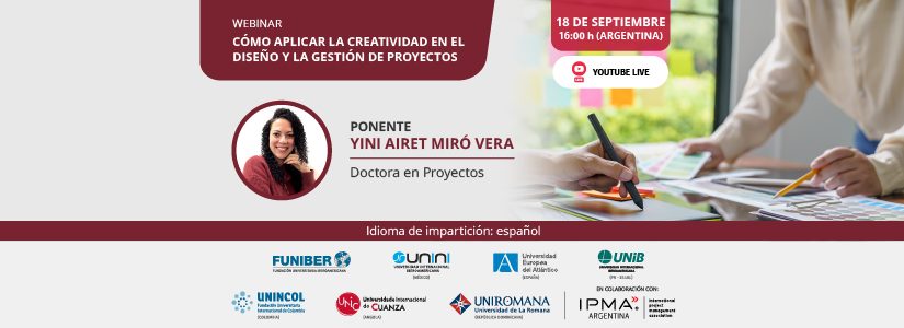 Webinar: Cómo aplicar la creatividad en el diseño y la gestión de proyectos